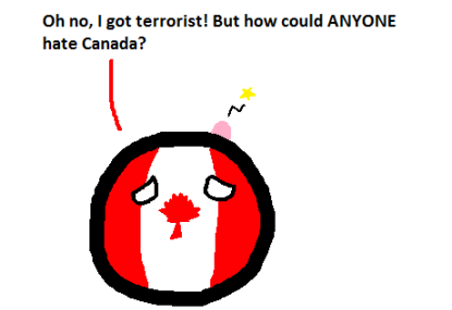 Comic About Canada ポーランドボール 万国旗