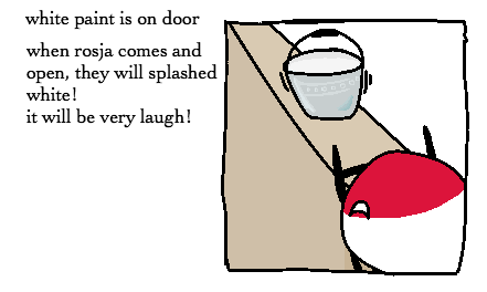 Mischievous Poland ポーランドボール 万国旗