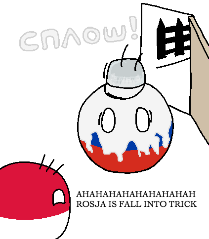 Mischievous Poland ポーランドボール 万国旗