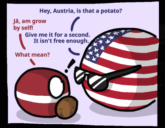 Liberation Of Potatoes ポーランドボール 万国旗