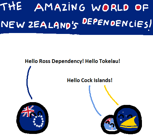 The Amazing World Of New Zealand S Dependencies ポーランドボール 万国旗