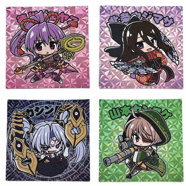 戦国乙女　かぎっ娘ステッカー　全20種　新品　平和　きゅいん萌ーる 戦国乙女 かぎっ娘ステッカー 全20種 新品 平和 きゅいん萌ーる