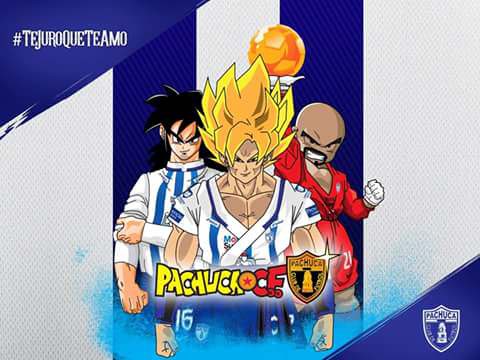 画像 本田所属パチューカが ドラゴンボール風 コラボ壁紙公開 海外も絶賛 素晴らしい フットバル