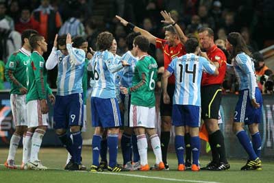 2010W杯 決勝トーナメント1回戦 アルゼンチン代表 vs. メキシコ