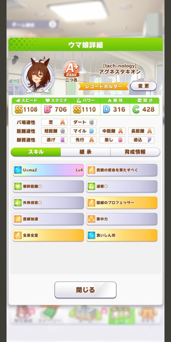 ウマ娘 アグネスタキオン育成論 固有のおかげでスピパワ育成でも事故りにくいのが最大の強み パカ娘速報 ウマ娘まとめブログ