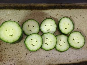 きゅうりは困り顔 野菜たちの断面図が面白いｗｗ パコかあちゃんのblog