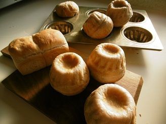 千代田のミニクグロフ型を使ったクルミパン パンペタ