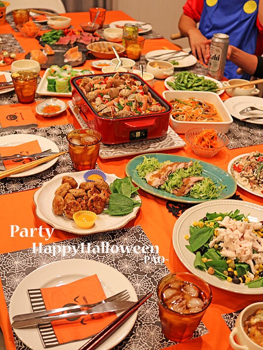 持ち寄りハロウィンパーティーのお料理色々♪ : ぱおの簡単おうち 
