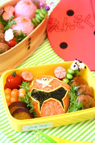 親子遠足弁当☆ゴーカイジャー！！ : ぱおの簡単おうちごはん Powered