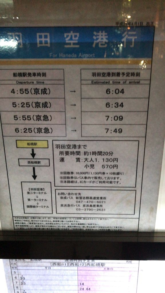 これが一番便利 早朝 船橋から羽田空港へのアクセス 経路 船橋 グルメ 食べ歩き 船橋駅周辺 千葉 横浜 新橋 などなど