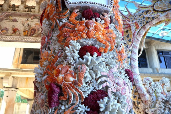 台湾】 珊瑚と貝殻でできたお寺がすごい！ 台湾珊瑚貝殻廟 : BQ ～B