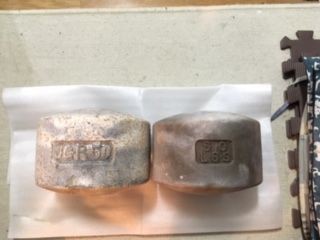 国産ブロックウェイト 50lb (KWN50)とブロックウェイト難易度表 : 握力