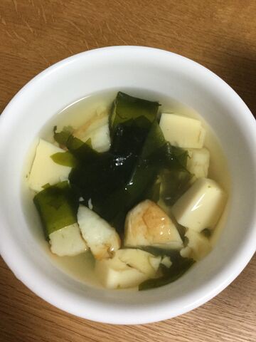 卵豆腐のお吸い物 かまぼこが良い雰囲気 料理したことないolが料理できるようになるまでの軌跡