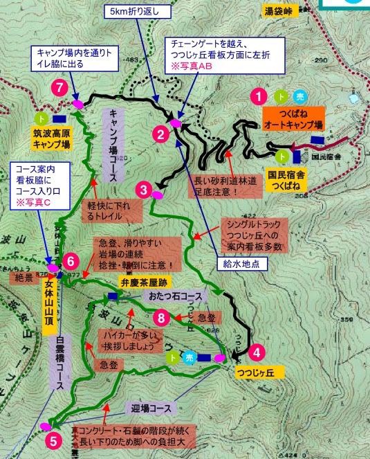 心が 筑波山トレイルコース発表 折れた 量は質を凌駕する