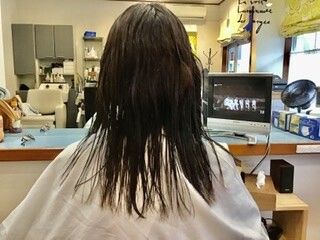 他店の縮毛矯正で前髪がチリチリに Hair Room Pastelの縮毛矯正の現場日記