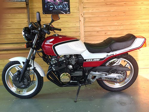 HONDA ホンダ CBX400F CBX550F 純正外装 赤白 1型 タンク サイド