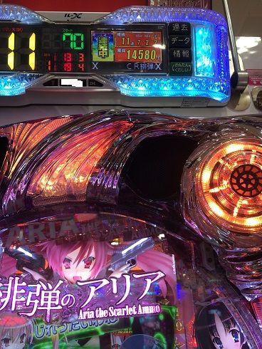 Cr緋弾のアリア2 稼働7日目 未だに保留連チャン演出見れないんですけどｗ 適当にスロット パチンコ 稼働日記