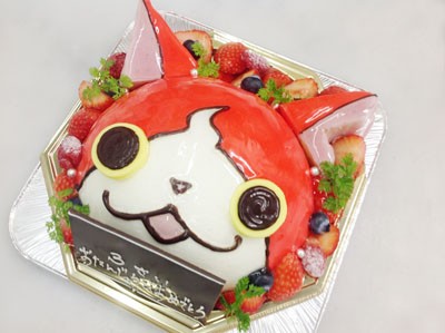 妖怪ウォッチ ジバニャンの立体ケーキ 誕生日 記念日用にオーダーできるデコレーションケーキ