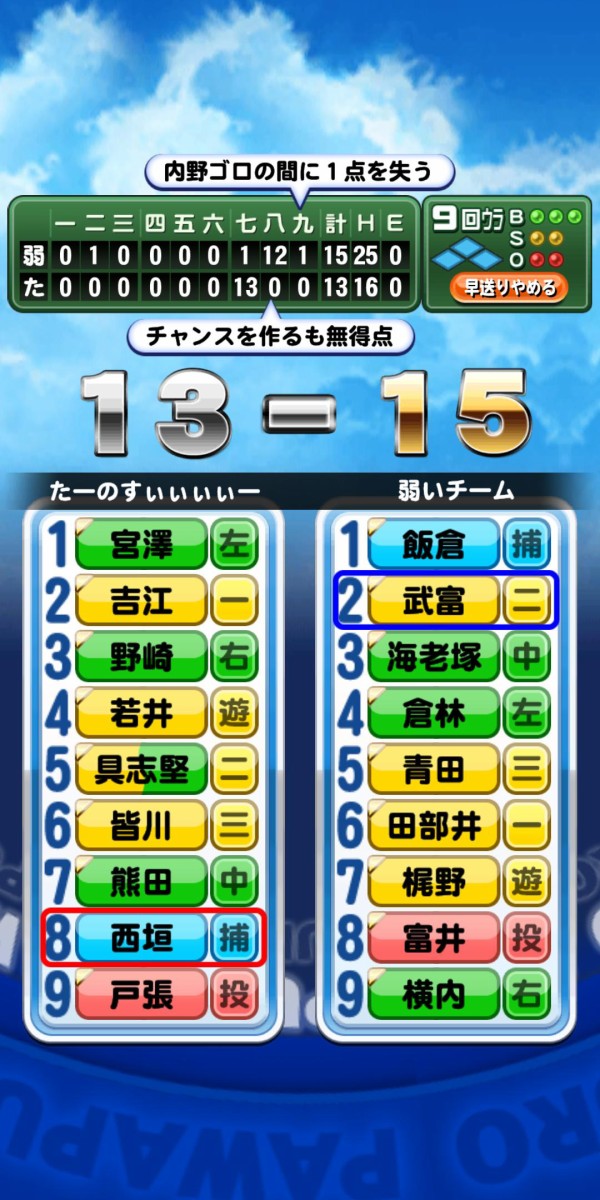 パワプロアプリ ヒットメイカーの強い絶対勝てないやが仕様なん チムラン足りてないと絶対勝てんと思うわ 矢部速報 スマホアプリ版パワプロ 攻略まとめブログ