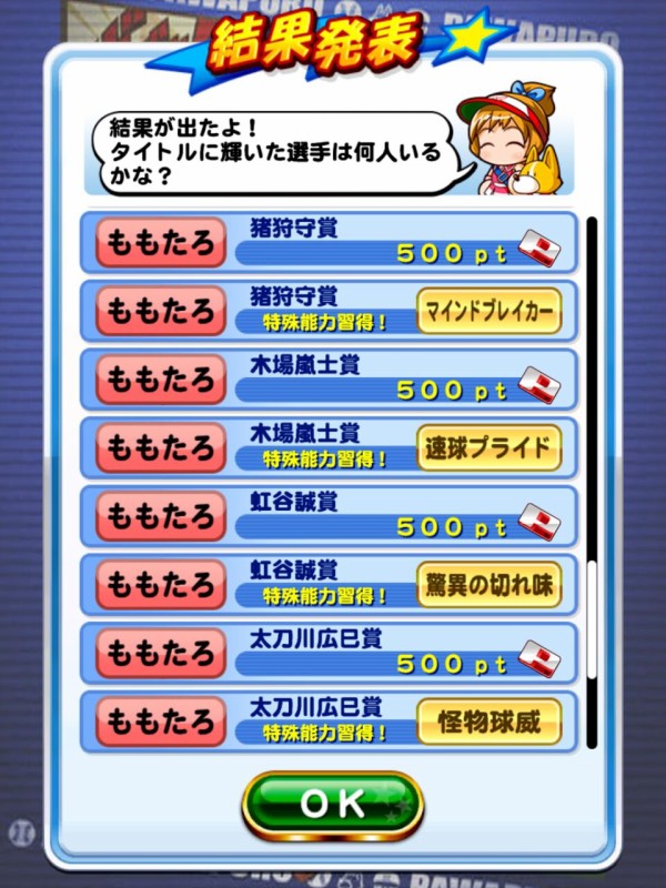パワプロアプリ うおおお 先発イベキャラ賞全部取ったどー プロペナント 矢部速報 スマホアプリ版パワプロ攻略まとめブログ