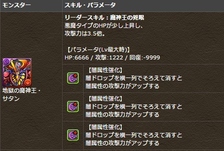 パズドラ サタン究極の能力酷過ぎワロタwwwwwwwww パズドラ速報 パズル ドラゴンズまとめ