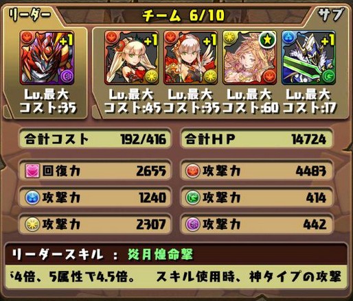 パズドラ 覚醒ホルスの使い道 テンプレパーティまとめ パズドラ速報 パズル ドラゴンズまとめ