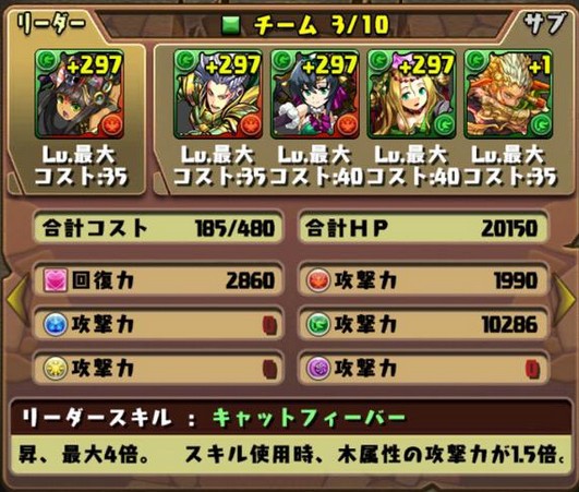 パズドラ 究極ヴィシュヌ の使い道 テンプレパーティまとめ パズドラ速報 パズル ドラゴンズまとめ