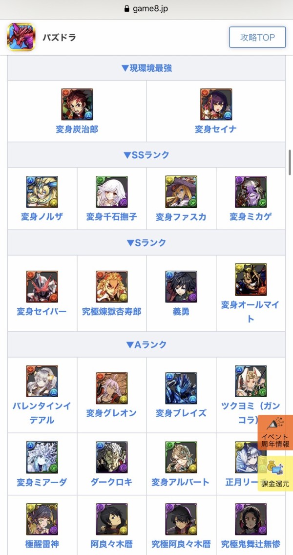 パズドラ 21年現環境最強ランキング更新 新キャラ追加版キタ ゚ ゚ ッ 評価まとめ パズドラ速報 パズル ドラゴンズまとめ パズドラ 21年現環境最強ランキング更新 新キャラ追加版キタ ゚ ゚ ッ 評価まとめ パズドラ速報 パズル ドラゴンズまとめ