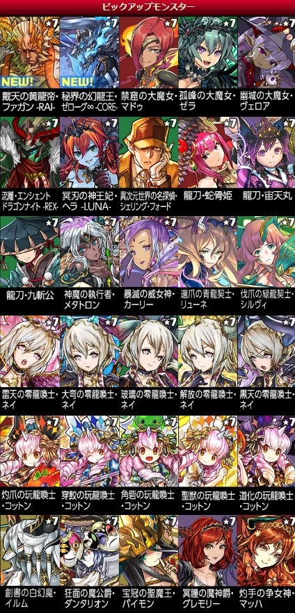 パズドラ 新フェス限 ファガン Rai ゼローグ Core 追加 魔法石10個 スーパーゴッドフェス 開幕ｷﾀ ﾟ ﾟ ｯ ガチャ結果まとめ パズドラ速報 パズル ドラゴンズまとめ