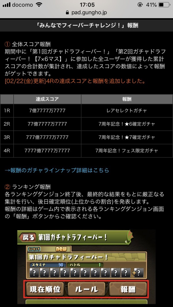 パズドラ みんなでフィーバーチャレンジ 4r報酬追加 神運営キタ ゚ ゚ ッ 反応まとめ パズドラ速報 パズル ドラゴンズまとめ