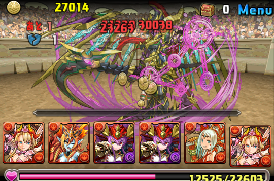 チャレンジダンジョン9 Lv10 覚醒ミネルヴァパ コンテ おっさんパズログ