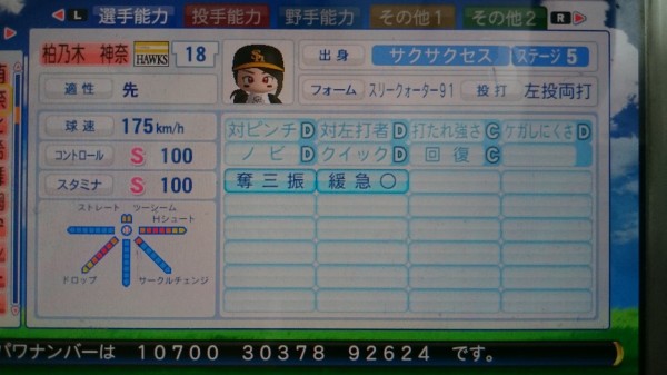 柏乃木 神奈 パワプロ16 サクサクセスで美少女チームを目指す