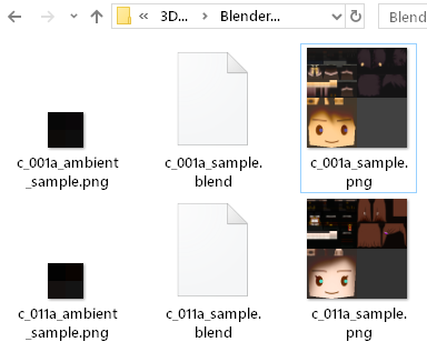 Sgb公式で配布されている 3dキャラクターサンプルデータ をblenderで開き Blenderでfbx形式にexportし Sgbに追加するまでの手順 Sumabi1001