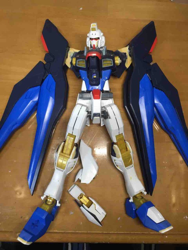 プラモSOS 1/60ストライクフリーダムライトニングエディション編