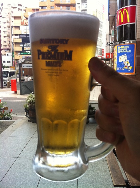 八王子 ブラッスリーバーゼル で朝ビール ぺこはら日記