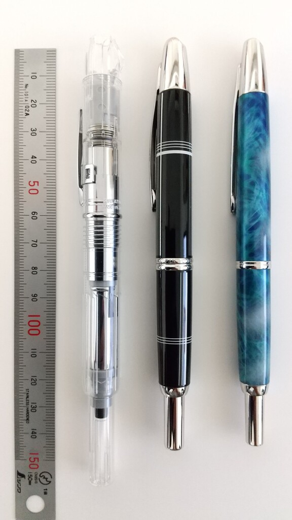 最終値下げ 再）キュリダスとキャップレスの比較 万年筆とヌルリフィルの : 筆記具