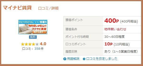 ライフメディア マイナビ物件申込みで４００円ゲット 主婦まみーがはじめたネット副収入と懸賞応募で在宅お小遣い稼ぎ