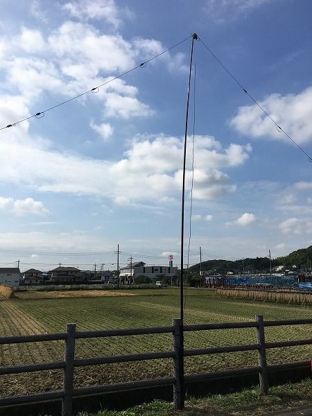 H F〜50 M移動運用アンテナ □アマチュア無線:移動運用 HF ギボシアンテナ(50/28/21/18