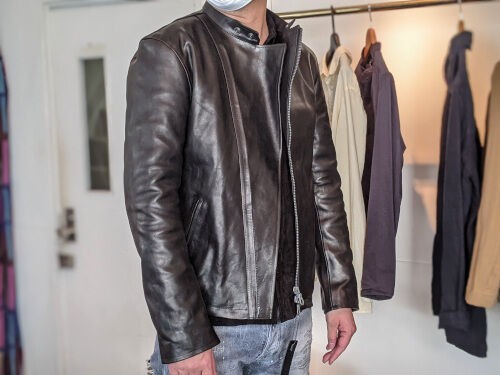 BACKLASH マリアムホースバケッタレザー　セミダブルライダース M BACKLASH マリアムホースバケッタレザー セミダブルライダース M