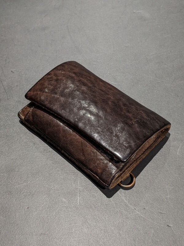 ダブルショルダー カーキ 革の経年変化 : CALLING BACKLASH