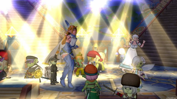 第4回ドワ子集会 18年4月22日 その2 ドルワーム水晶宮空中庭園 停車駅が混雑のため 運行が乱れているようです