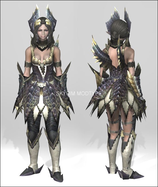 モンスターハンター アルバトリオン装備mod Skyrim Modtype