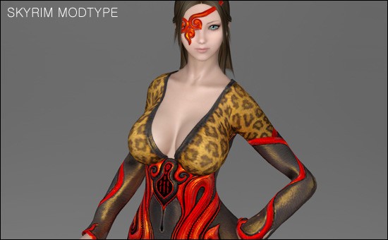 Blade Soul ダン ロアナの衣装mod Skyrim Modtype