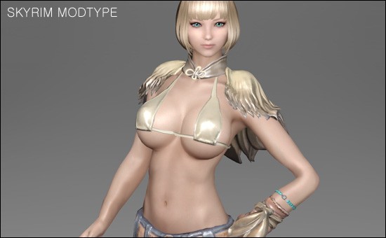 Blade Soul ジン ハズキの衣装mod Skyrim Modtype