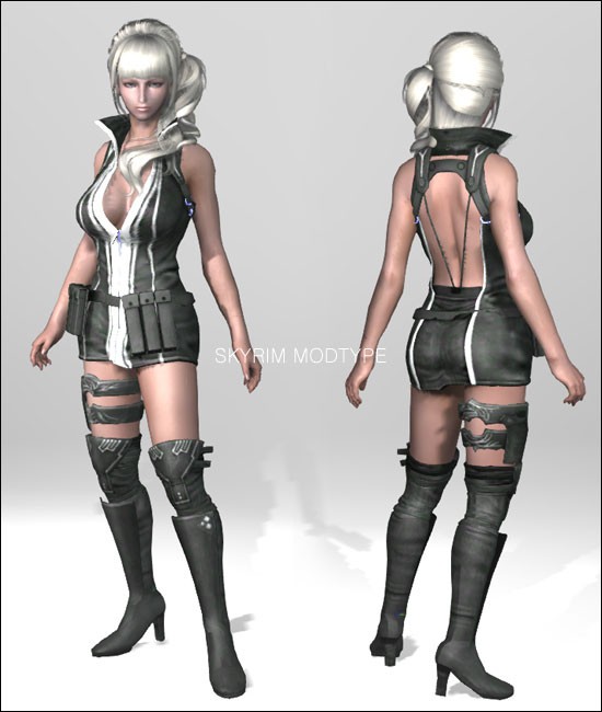 Ninja Gaiden 2 ソニアの衣装mod Skyrim Modtype