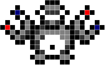 ポケモン アイロンビーズでコイル 図案 びーずめも