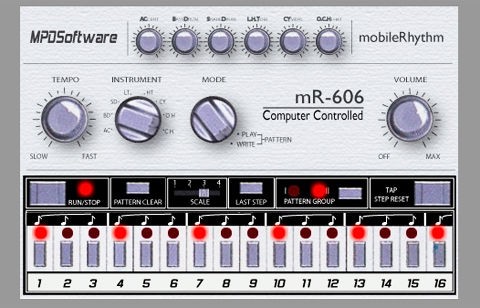 Iphoneアプリ Mobilerhythm Mr 606 リズムマシンの名機をモデルに 携帯news