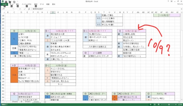 ネタバレ注意 君の名は その16 時系列リスト後半 多少少多日記