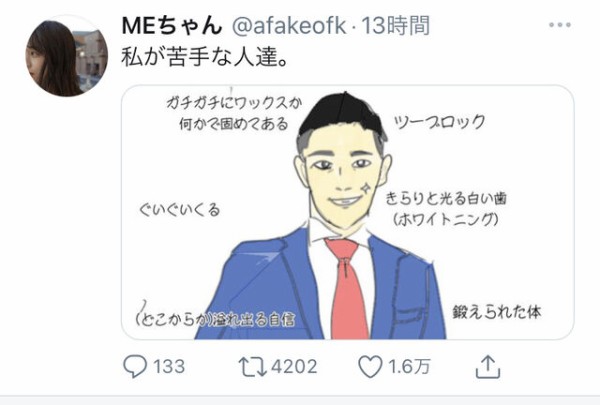 画像 女さん めちゃくちゃ苦手なタイプの男描きました 1万rt 9万いいね まんさんコレクション 画像 女さん めちゃくちゃ苦手なタイプの男描きました 1万rt 9万いいね まんさんコレクション