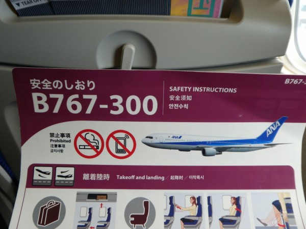 沖縄帰郷旅！ その3 ANA1861便B767-300搭乗記！ (2019/9/10